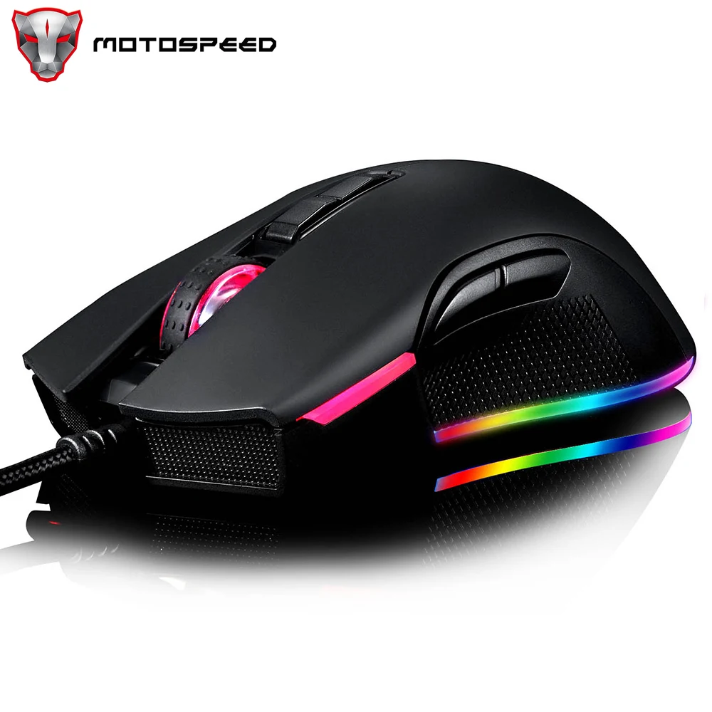 Rato Motospeed v70 gaming RGB backlight 7 botões