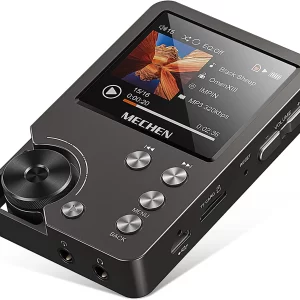 MP3 Player, Lossless DSD Alta Definição Portátil com Cartão de Memória de 64 GB, Suporta Até 256 GB.