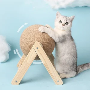 bola brinquedo para gatos com corda de sisal corda, móveis para animais de estimação.