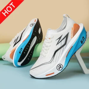 Novos ténis desportivos para homem e mulher, ténis de corrida, placa de carbono, para maratona masculina, amortecimento de impacto, ténis de treino atlético
