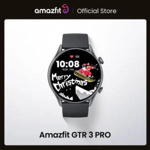 Amazfit GTR 3 Pro GTR3 Pro GTR-3 Pro Smartwatch de 46 mm com ecrã AMOLED, aplicação Zepp OS, bateria com duração até 12 dias e mais de 150 modos desportivos.