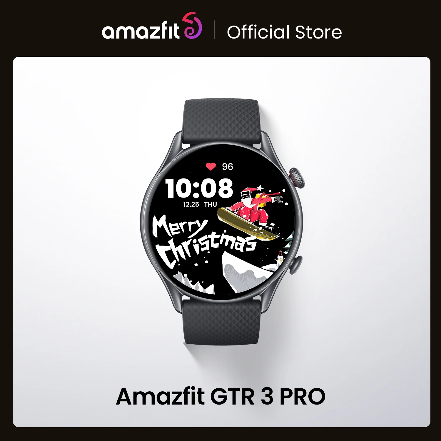 Amazfit GTR 3 Pro GTR3 Pro GTR-3 Pro Smartwatch de 46 mm com ecrã AMOLED, aplicação Zepp OS, bateria com duração até 12 dias e mais de 150 modos desportivos.